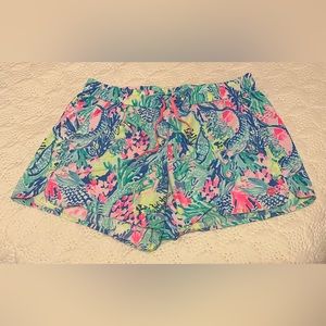 Lilly Pulitzer Nylon Shorts, Size Small